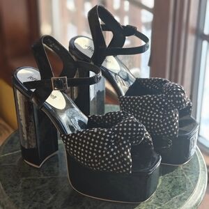 Jeffrey Campbell Black Star Platform Heels